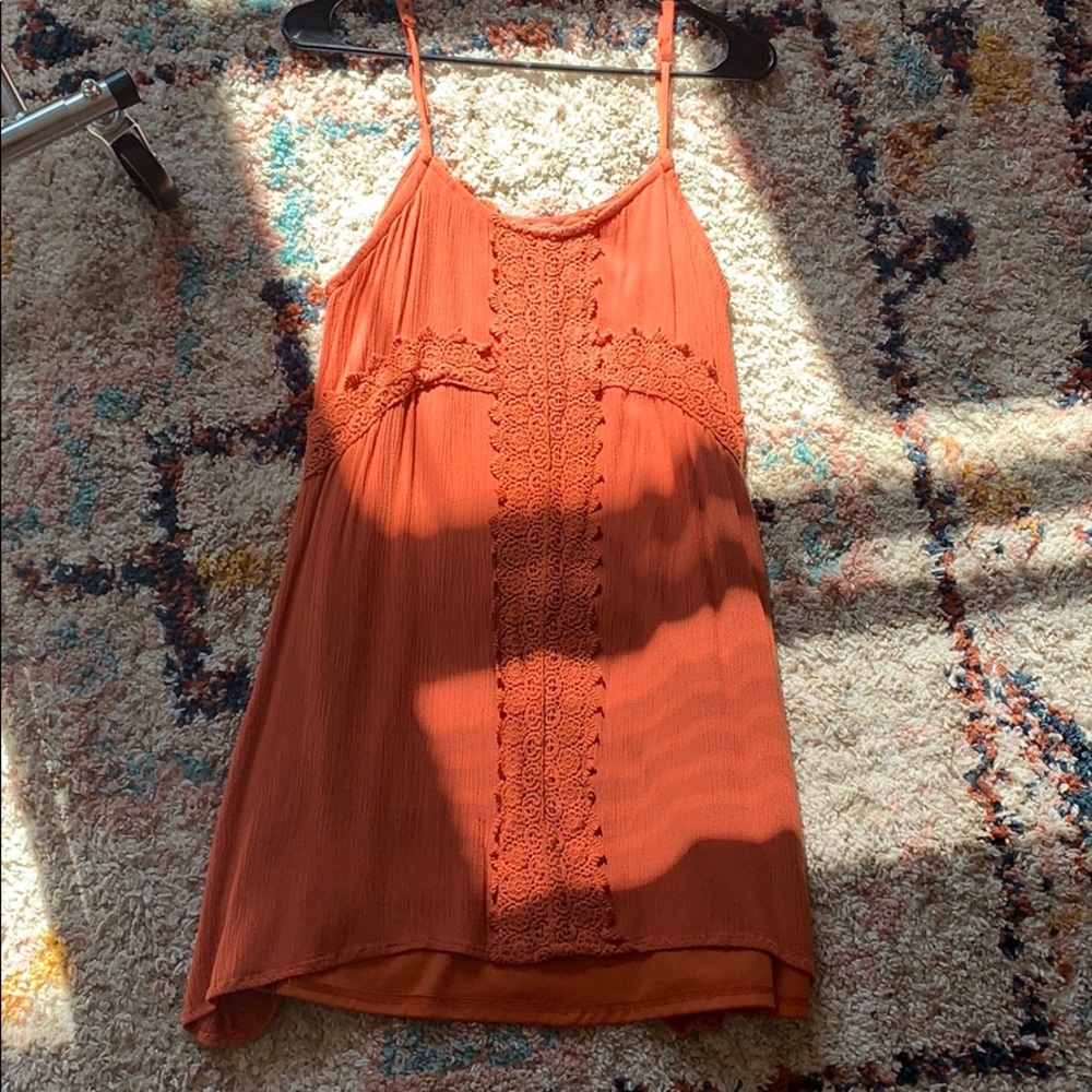 Vintage Orange Dress
